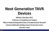 Next Generation TAVR Devices