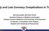 Early and Late Coronary Complications in TAVR