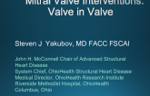 Mitral Valve Interventions:Valve in Valve