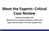 Meet the Experts: Critical Case Review