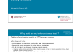 Stress Echocardiography for Coronary Artery Disease