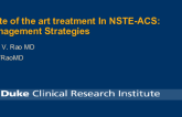State of the art treatment In NSTE-ACS: Management Strategies