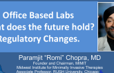 Office Based Labs What does the future hold?Regulatory Changes.