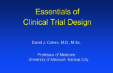 Essentials of Clinical Trial Design