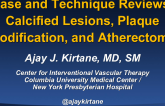 Case and Technique Reviews: Calcified Lesions, Plaque Modification, and Atherectomy