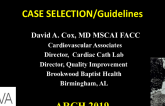 CASE SELECTION/Guidelines