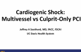 Cardiogenic Shock: Multivessel vs Culprit-Only PCI