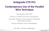 Antegrade CTO PCI: Contemporary Use of the Parallel Wire Technique