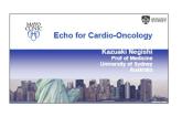 Echo for Cardio-Oncology