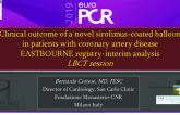 Clinical outcome of a novel sirolimus-coated balloon in patients with coronary artery disease EASTBOURNE registry-interim analysis LBCT session