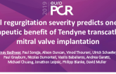 Mitral regurgitation severity predicts one year therapeutic benefit of Tendyne transcatheter mitral valve implantation
