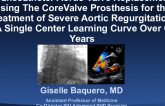 Transcatheter Aortic Valve Replacement Using the CoreValve Prosthesis for the Treatment of Severe Aortic Regurgitation: A Single-Center Learning Curve Over 6 Years
