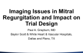 Plenary Lecture: Imaging Issues in Mitral Regurgitation and Impact on Trial Design