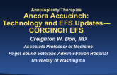 Accucinch ANCORA: Technology and EFS Updates (CORCINCH EFS)