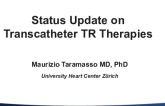 Status Update on Transcatheter TR Therapies