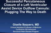 Successful Emergent Percutaneous Closure of a Left Ventricular Assist Device Outflow Graft: Plugging the Way to Death as a Bridge to Pump Exchange