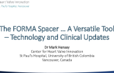 The FORMA Spacer… A Versatile Tool – Technology and Clinical Updates (EFS)