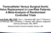 Transcatheter Versus Surgical Aortic Valve Replacement in Low-Risk Patients: A Meta-Analysis of Randomized Controlled Trials