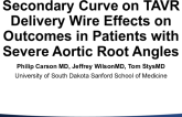 Secondary Curve on TAVR Delivery Wire Effects on Outcomes in Patients With Severe Aortic Root Angles