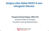Surgery After Failed TAVR: What Does Redo Surgery Look Like in 10 Years? A New Iatrogenic Disease