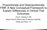 Proportionate and Disproportionate FMR: A New Conceptual Framework to Explain Differences in Clinical Trial Outcomes