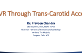 TAVR Through Transcarotid Access