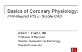Basics of Coronary Physiology: FFR-Guided PCI in Stable CAD