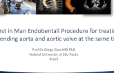 First in Man Endobentall Procedure for Treating Ascending Aorta and Aortic Valve at the Same Time