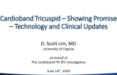 Cardioband Tricuspid… Showing Promise – Technology and Clinical Updates