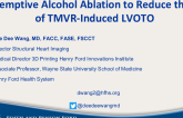 Pre-Emptive Alcohol Ablation to Reduce the Risk of TMVR-Induced LVOTO