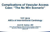 Case Example: Complication Related to Vascular Access