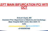 Left Main Bifurcation With OCT