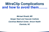 Session II: Structural Heart Intervention Complications - My Repair Techniques/MitraClip Complications and How to Avoid Them With Case EGS