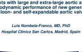 TCT 78: Transcatheter Aortic Valve Replacement in Patients With Large and Extra-Large Aortic Annuli: Hemodynamic Performance of New Generation Balloon- and Self-Expandable Aortic Valves.