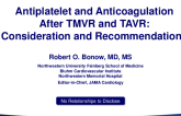 Antiplatelet and Anticoagulation After TMVR and TAVR: Considerations and Recommendations