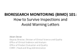 FDA Bioresearch Monitoring (BIMO) 101: How to Survive Inspections and Avoid Warning Letters