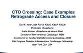 CTO Crossing 4: Case Examples Retrograde Access and Closure