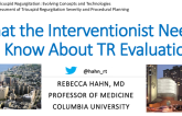 What the Interventionist Needs to Know About TR Evaluation