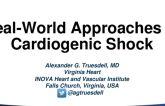 While Awaiting More Clinical Trial Data: Real-World Approaches to Cardiogenic Shock and Hemodynamic Support