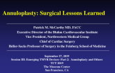Annuloplasty: Surgical Lessons Learned