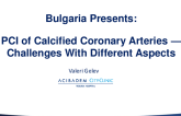 Bulgaria Presents: PCI of Calcified Coronary Arteries — Challenges With Different Aspects