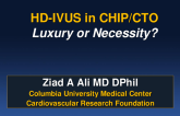 HD-IVUS in CHIP/CTO: Luxury or Necessity?