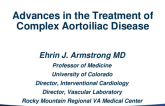 Complex Aortoiliac Occlusive Disease: Achieving Differentiated Performance Through Advanced Technology