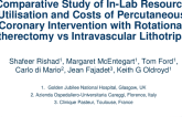 TCT 28: Comparative Study of Resource Utilisation, Costs and Procedural Times of Percutaneous Coronary Intervention with Rotational Atherectomy vs Intravascular Lithotripsy