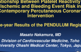 PENDULUM Registry: Relationship Between Platelet Reactivity and 1-Year Ischemic and Bleeding Outcomes After PCI