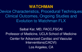 WATCHMAN: Device Characteristics, Procedural Technique, Clinical Outcomes, Ongoing Studies, and Evolution to WATCHMAN FLX