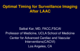 Optimal Timing for Surveillance Imaging After LAAC
