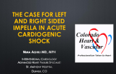 The Case for (Left- and Right-Sided) Impella in Acute Cardiogenic Shock