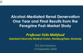 Alcohol-Mediated Renal Denervation: 1-Year and Final Results From the Peregrine Postmarket Study
