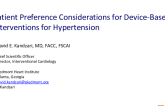 Patient Preferences in Hypertension Treatment